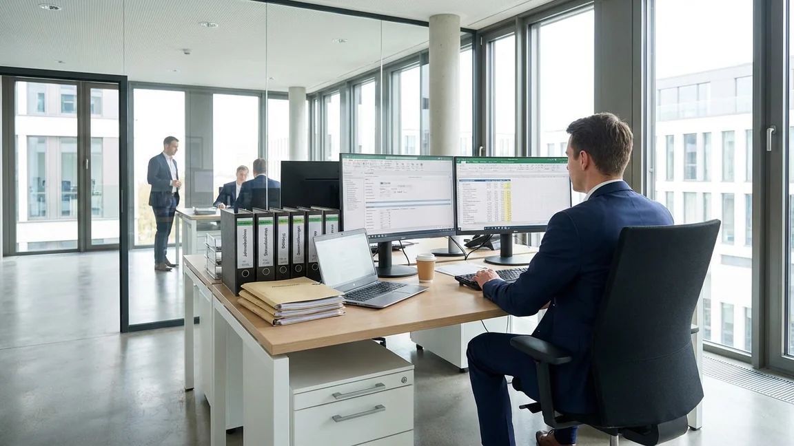 Professionelle Buchhaltung in einer GmbH mit Kassenbuchpflicht