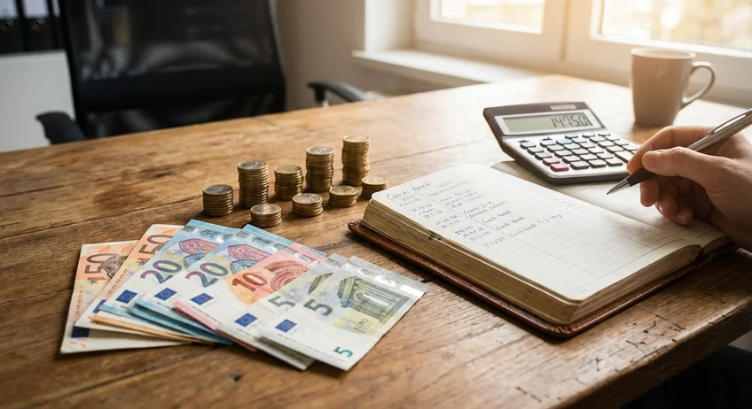 Zahlenbeispiel Kassenfehlbetrag mit Soll-Ist-Vergleich